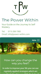 Mobile Screenshot of power-within.com